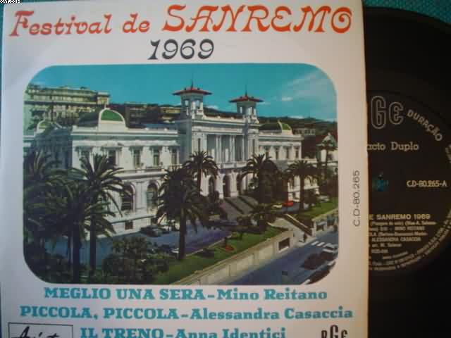 ANNA IDENTICI | SAN REMO 1969 | BRAZIL | EP | PICTURE SLEEVE - ALESSANDRA - Picture 1 of 1